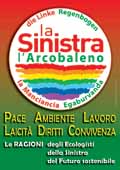 poster sinistra arcobaleno